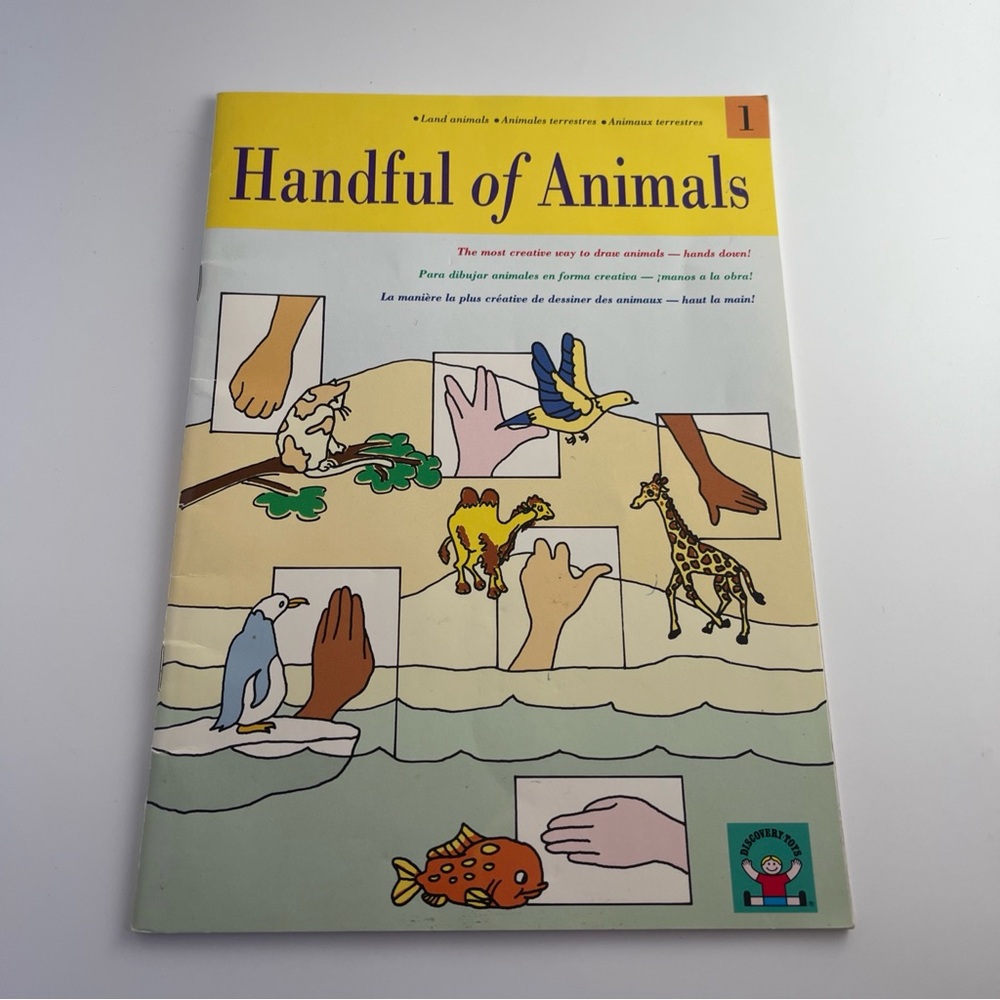 Handful of Animals Draw Animals book by Discovery Toys